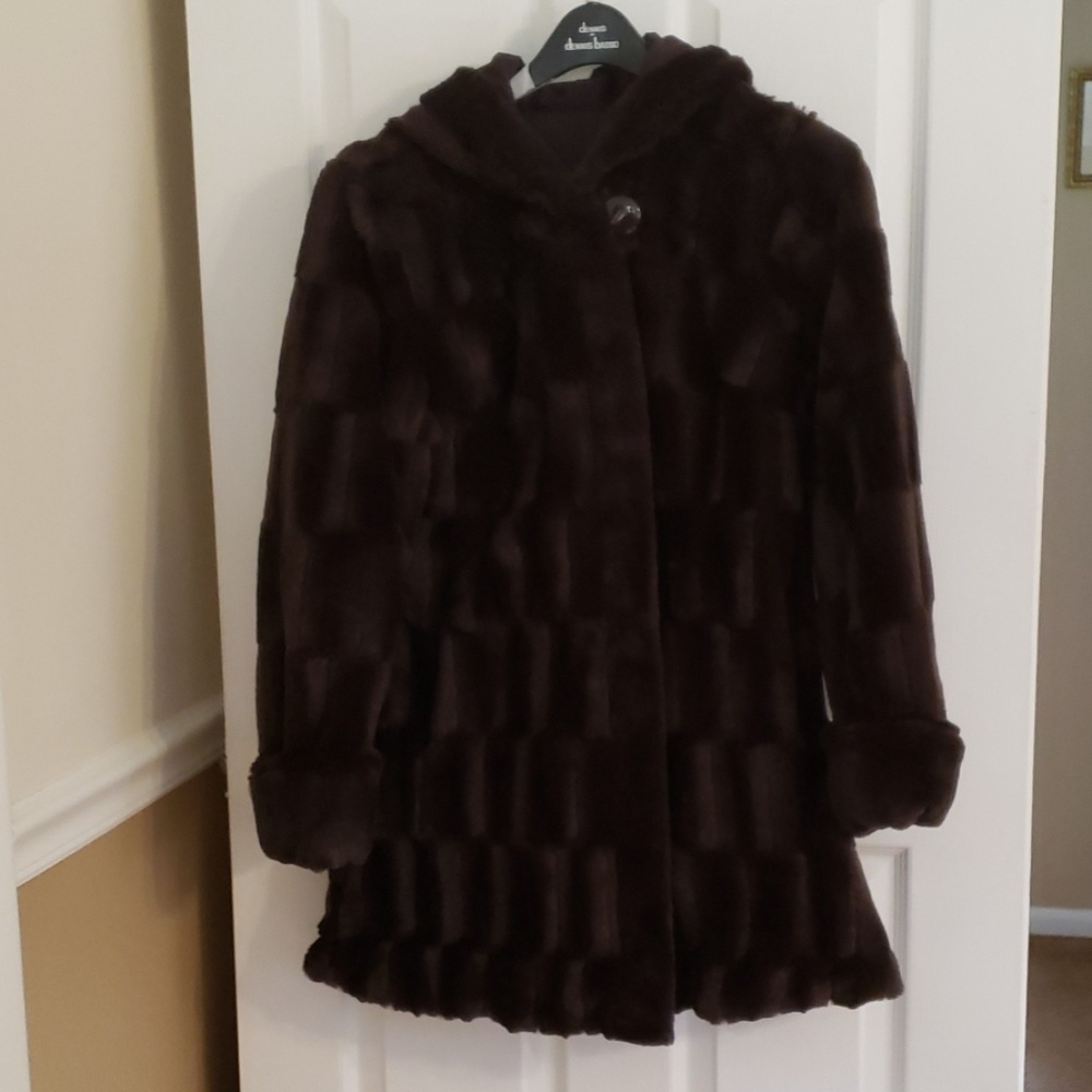 Reversible Faux Fur Coat
